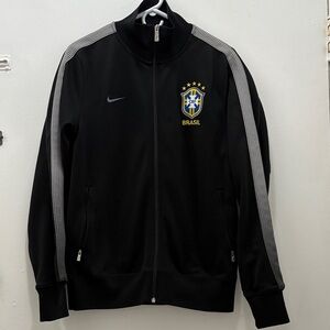 Nike Men's Black Brazil Track Jacket Size Large